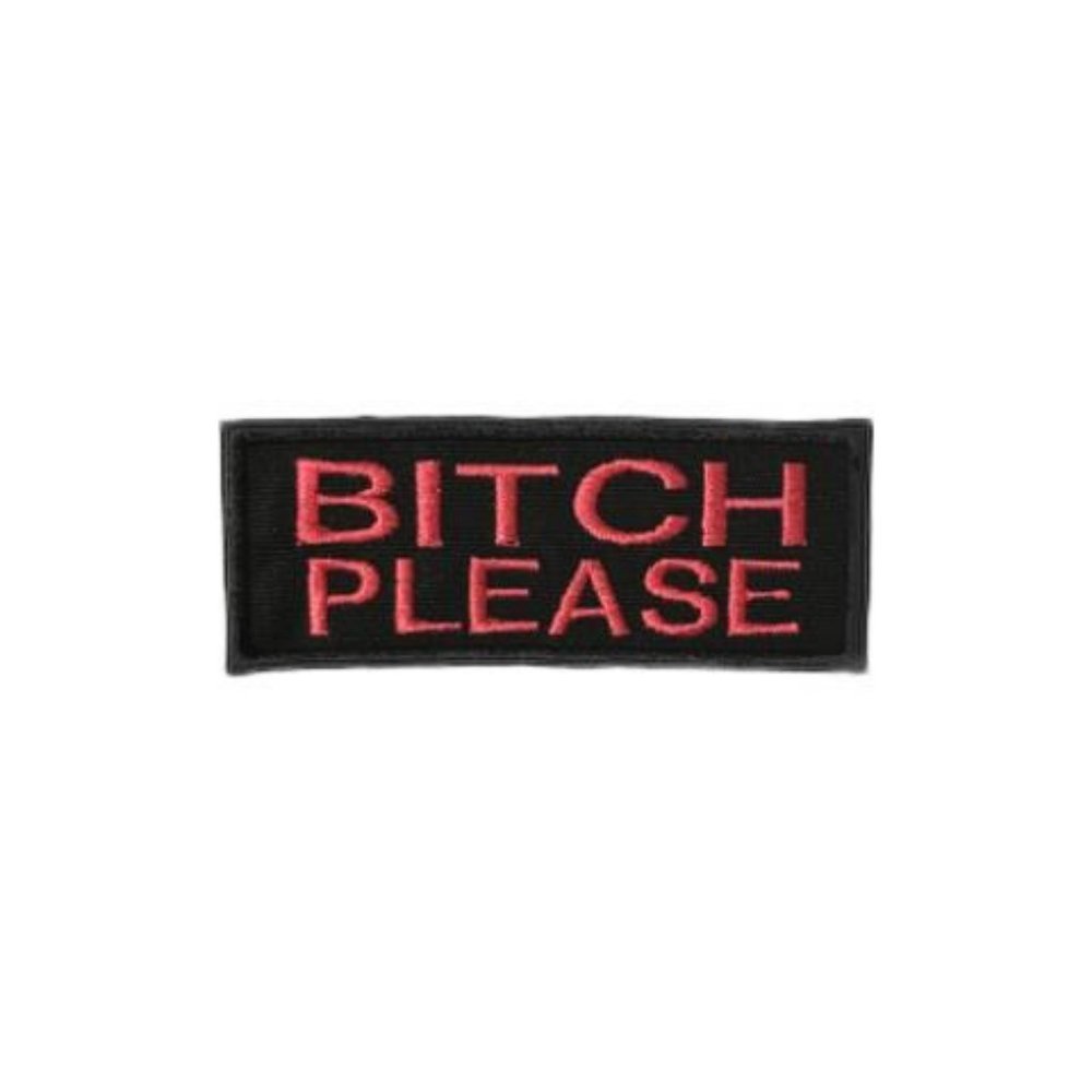 Comical Embroidered patch with military grade velcro perfect for dog's harness